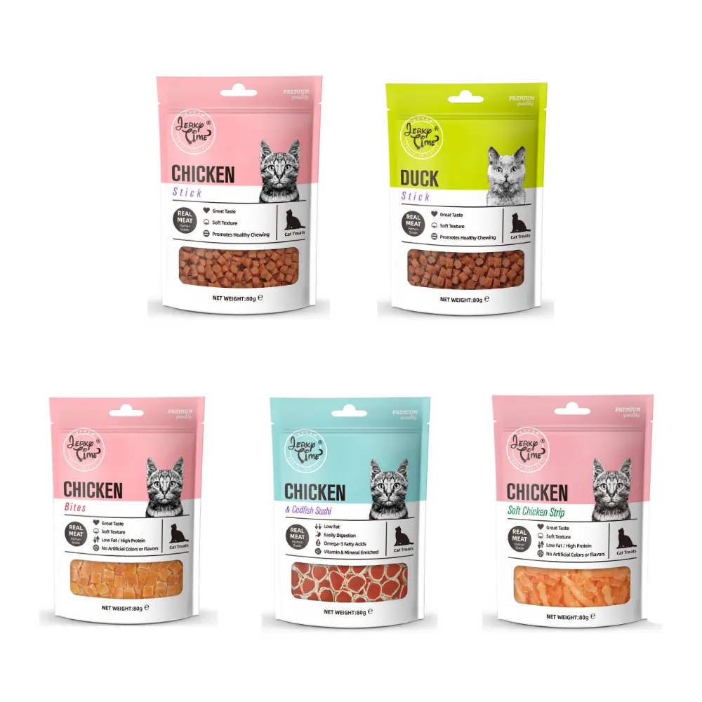 Jerky Time Cat Treats w/ Real Meat (Chicken Stick)