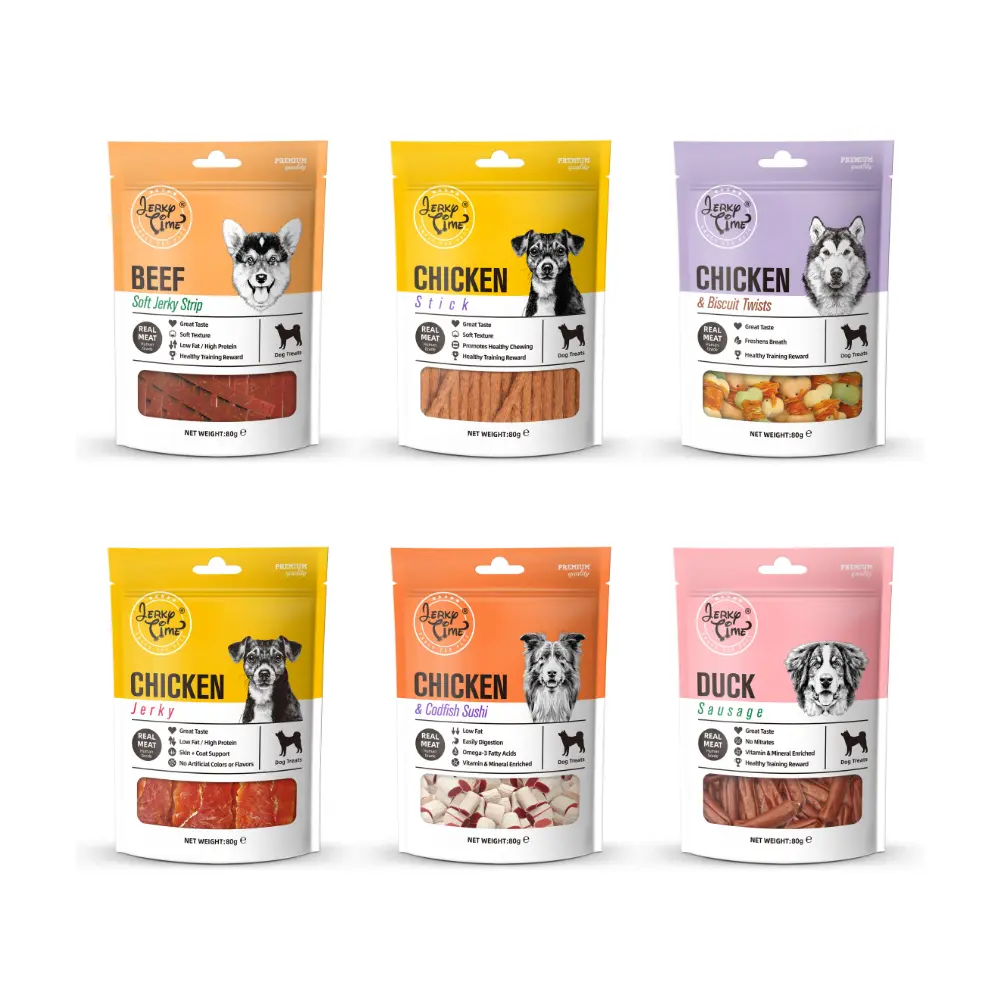 Jerky Time Dog Treats w/ Real Meat (Chicken & Biscuit Twists)