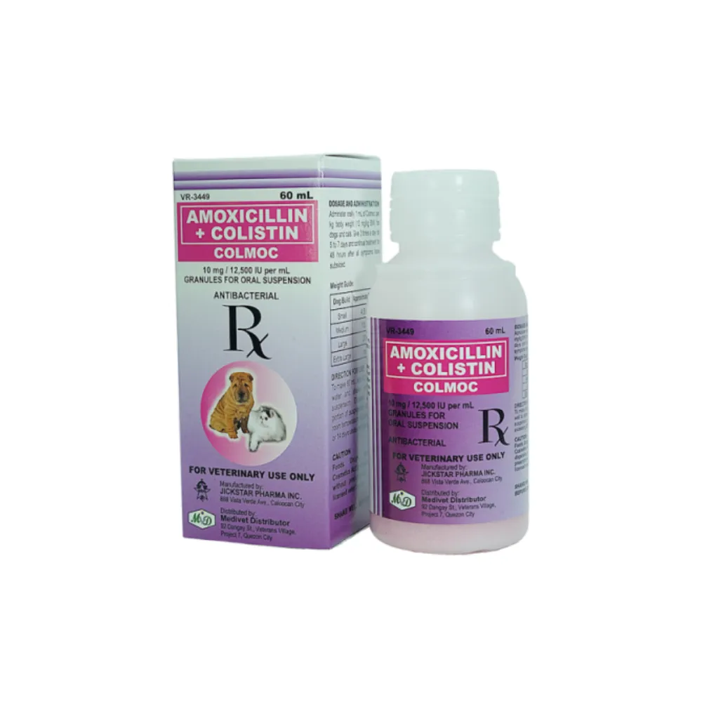 Colmoc Amoxicillin & Colistin Anti-Diarrhea Syrup