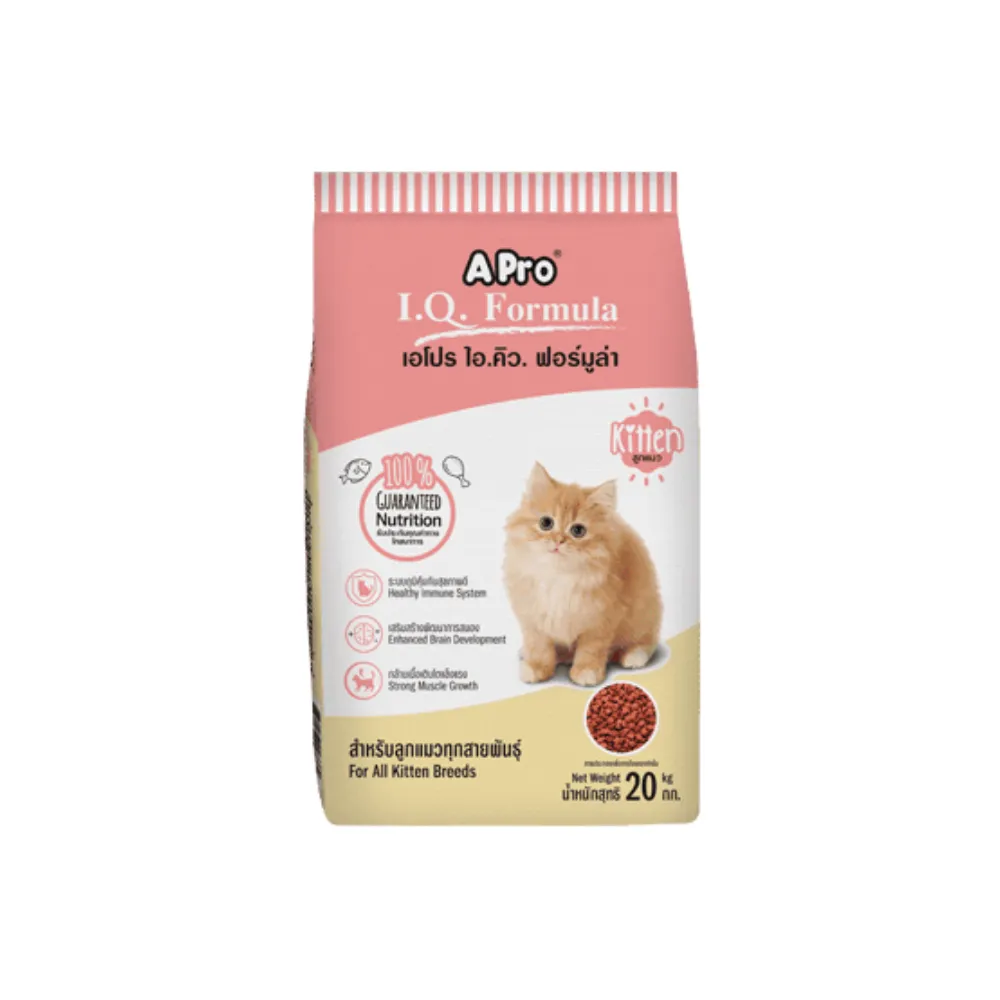 A Pro I.Q. Formula Kitten Dry Cat Food 20kg
