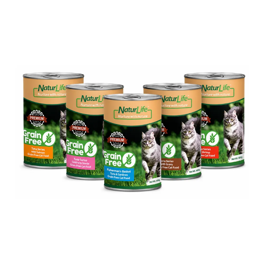 NaturLife Grain-Free Cat Wet Food (Can) 400g