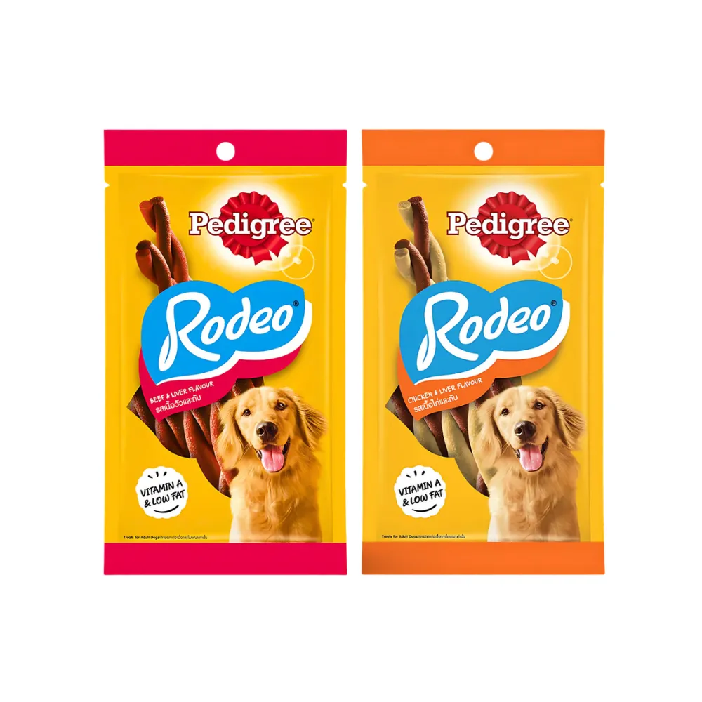 Pedigree Rodeo Dog Treats 90g (Chicken & Liver)