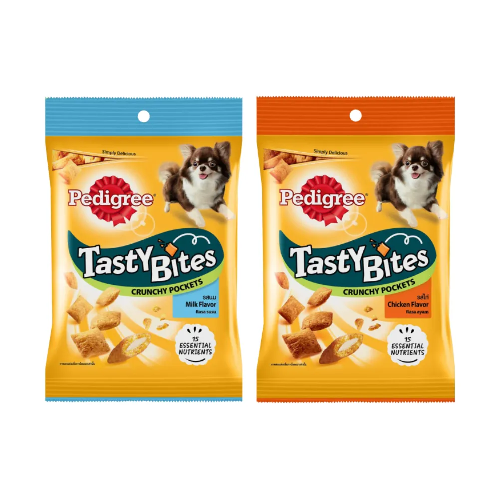Pedigree Tasty Bites Crunchy Pockets Dog Treats 60g