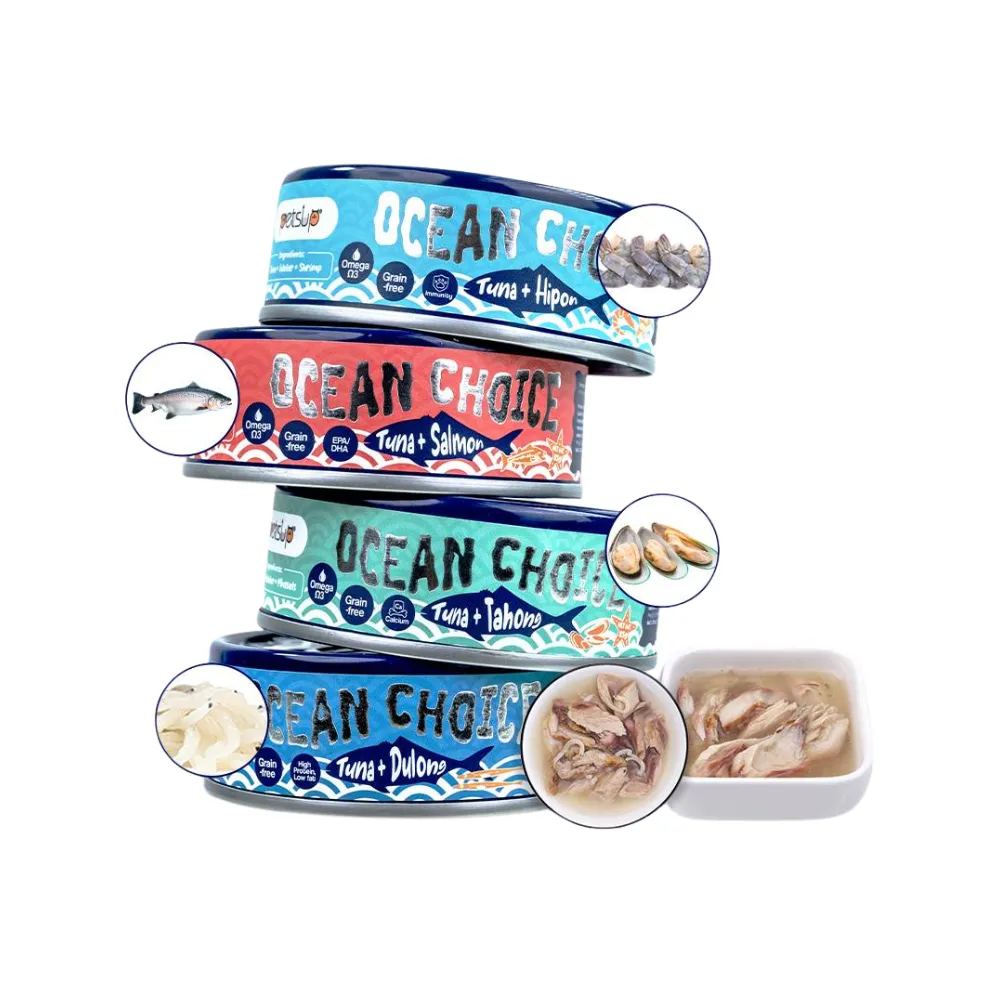 Petsup Ocean Choice Cat Wet Food (Can) 85g (Tuna & Dulong)