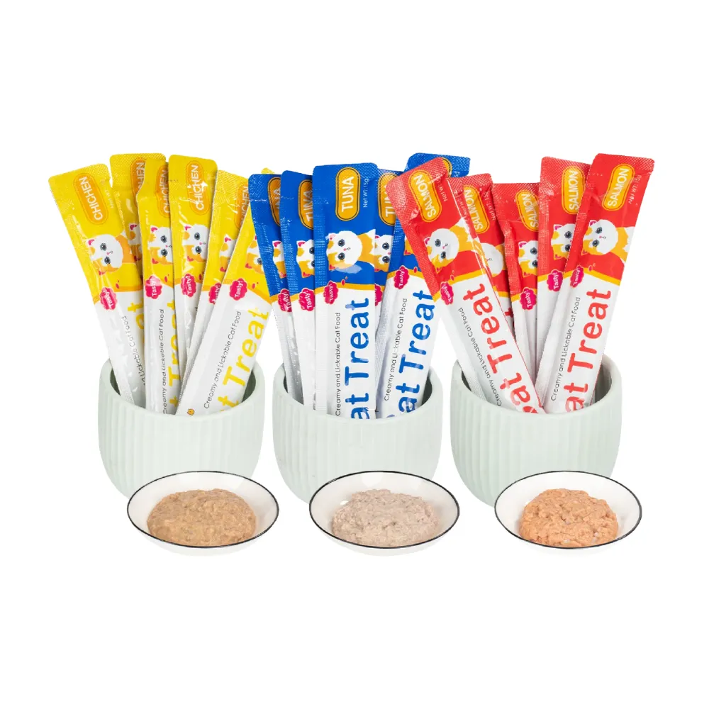 Petsup Mixed Flavor Cat Strip Treats 15 x 15g