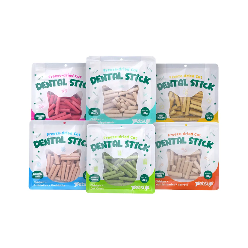 Petsup Freeze-Dried Cat Dental Sticks 30g (Fresh Breath)