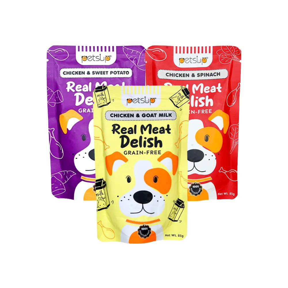 Petsup Real Meat Delish Dog Wet Food (Pouch) 85g