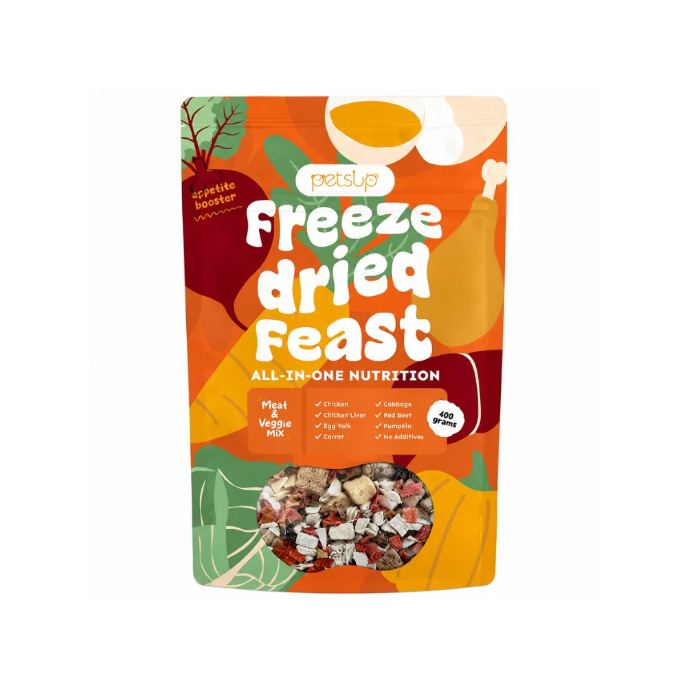 Petsup Freeze-Dried Feast Food Topper 400g