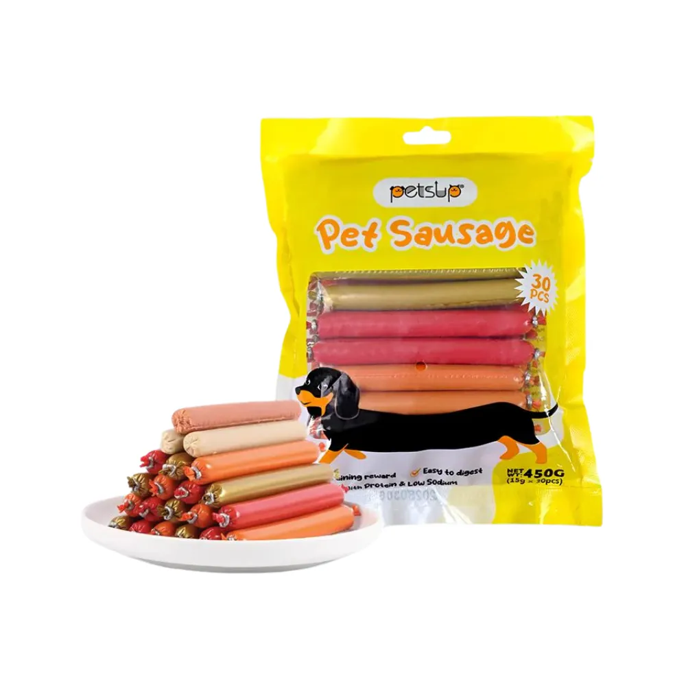 Petsup Mixed Flavor Pet Sausage Treats 30 x 15g