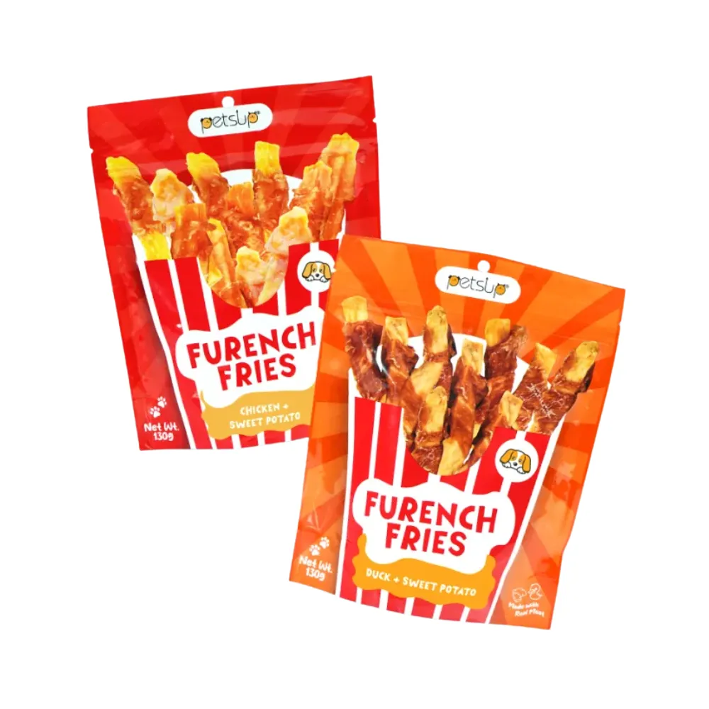 Petsup Furench Fries Dog Dental Treats 130g (Chicken & Sweet Potato)