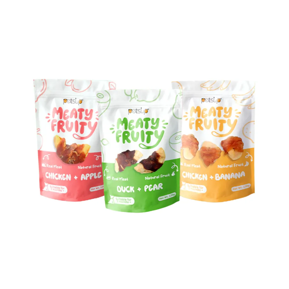 Petsup Meaty Fruity Dog Treats 120g (Chicken & Banana)