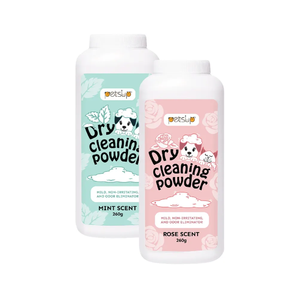 Petsup Pet Dry Shampoo Cleaning Powder 260g