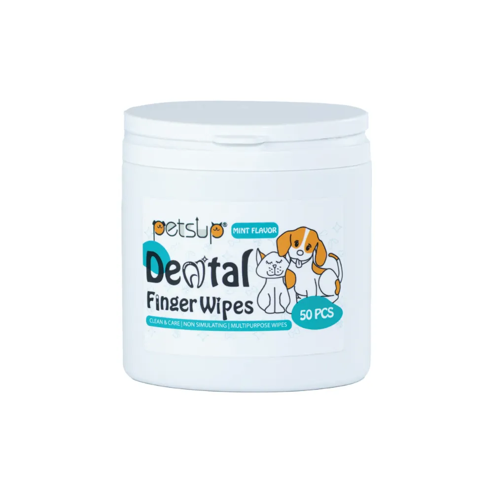 Petsup Dental Finger Wipes 50pcs