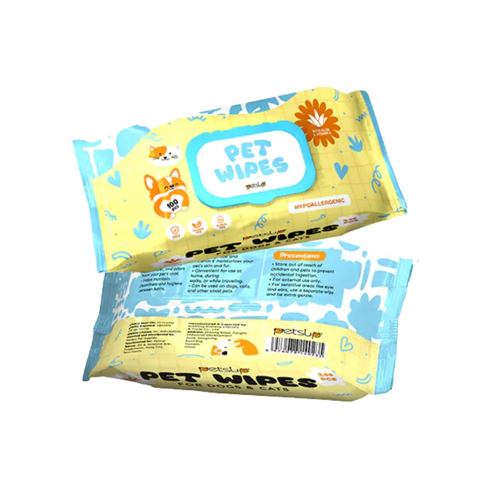 Petsup Pet Wet Wipes 100pcs