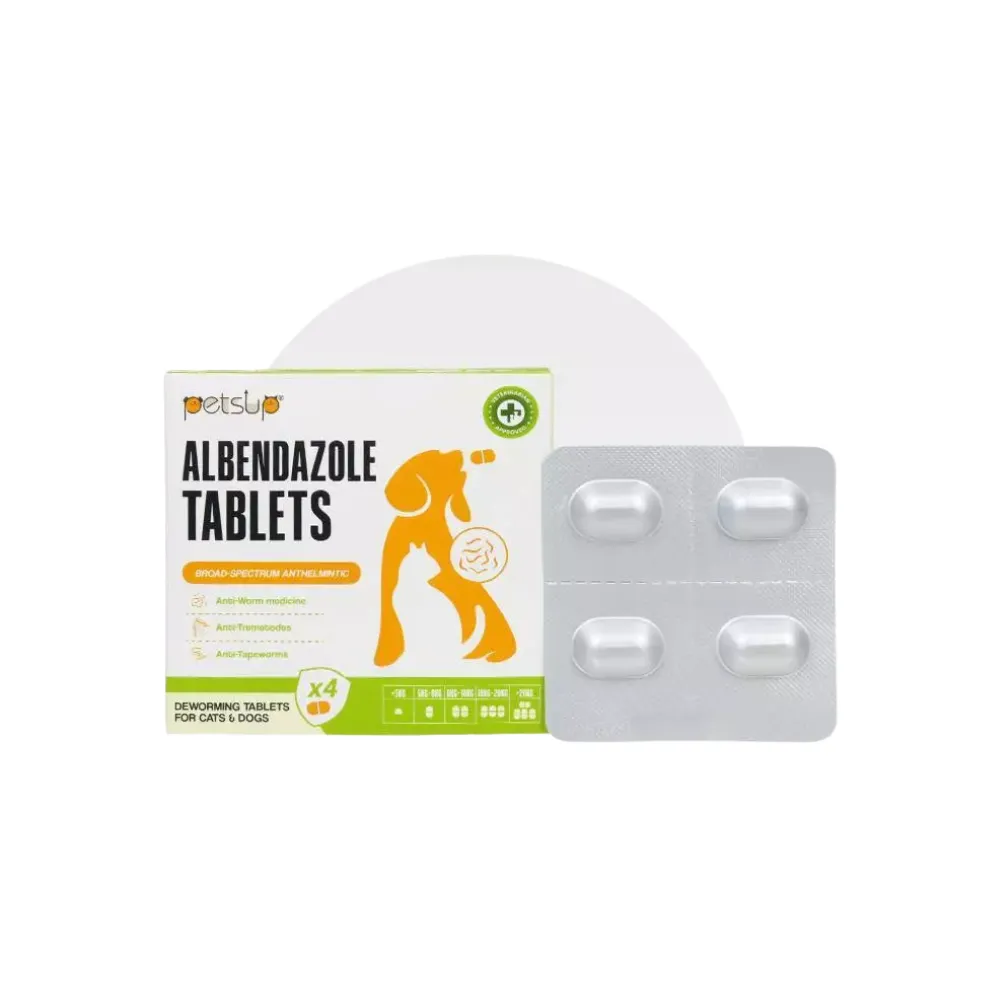 Petsup Albendazole Tablets 4pcs