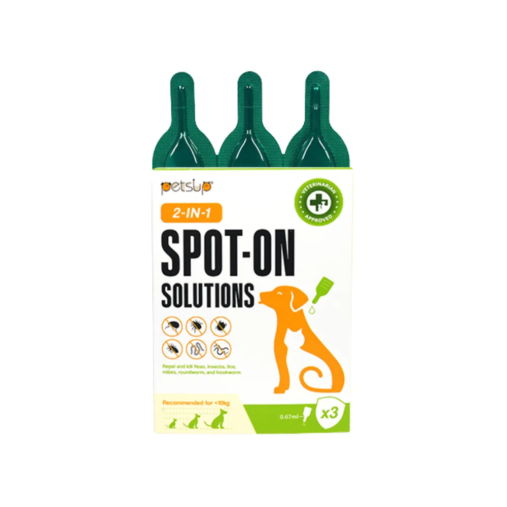 Petsup 2-in-1 Spot-On Solution 3pcs
