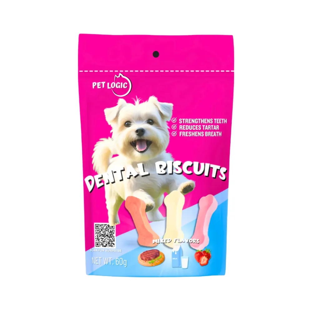 Pet Logic Dental Biscuits Dog Dental Treats 60g