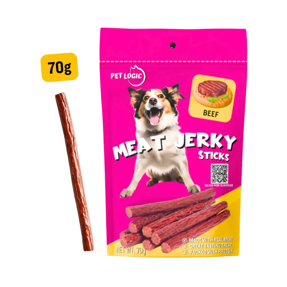 Pet Logic Meat Jerky Sticks Dog Treats 70g