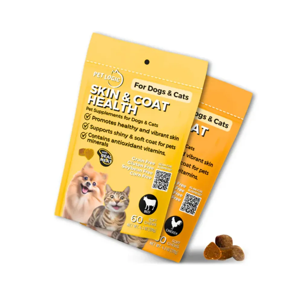 Pet Logic Skin & Coat Health Dog & Cat Supplement Chews 120g