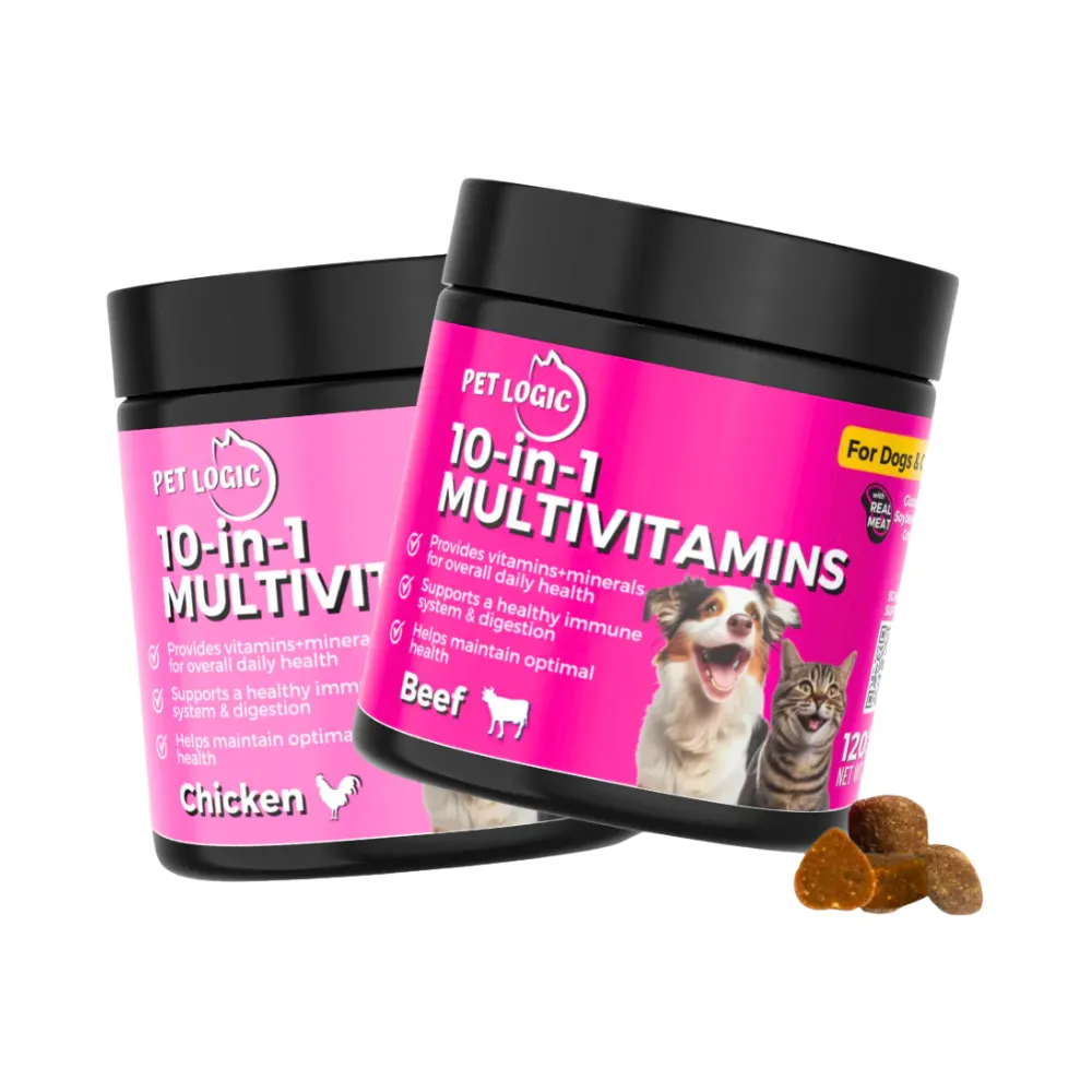 Pet Logic 10-in-1 Multivitamin Dog & Cat Supplement Chews 240g