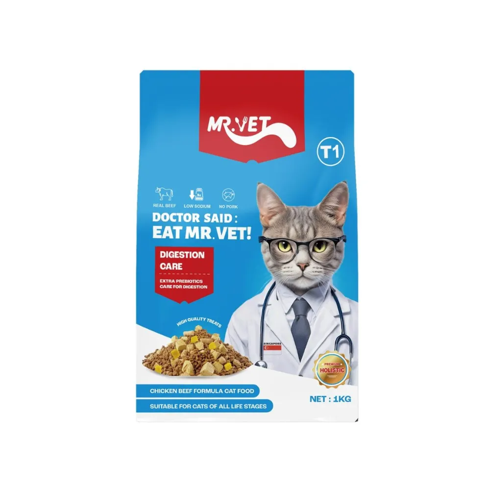 Mr.Vet T1 Digestion Care Holistic Dry Cat Food 1kg
