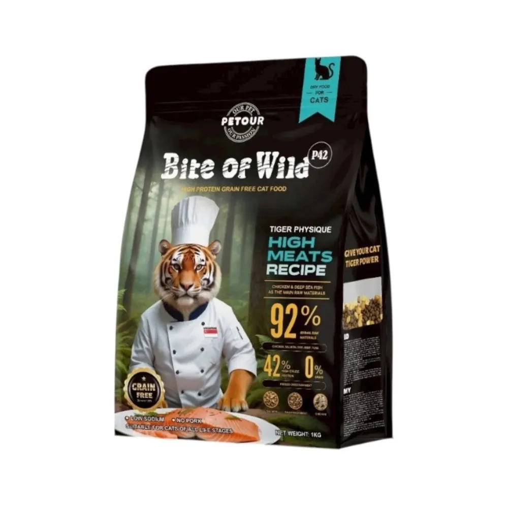 Bite of Wild P42 High Meats Grain-Free Dry Cat Food 1kg