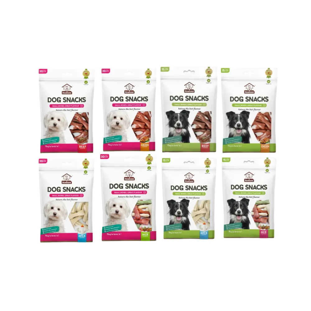 Howbone Dog Snacks Bone Treats 270g 15pcs (Mixed)