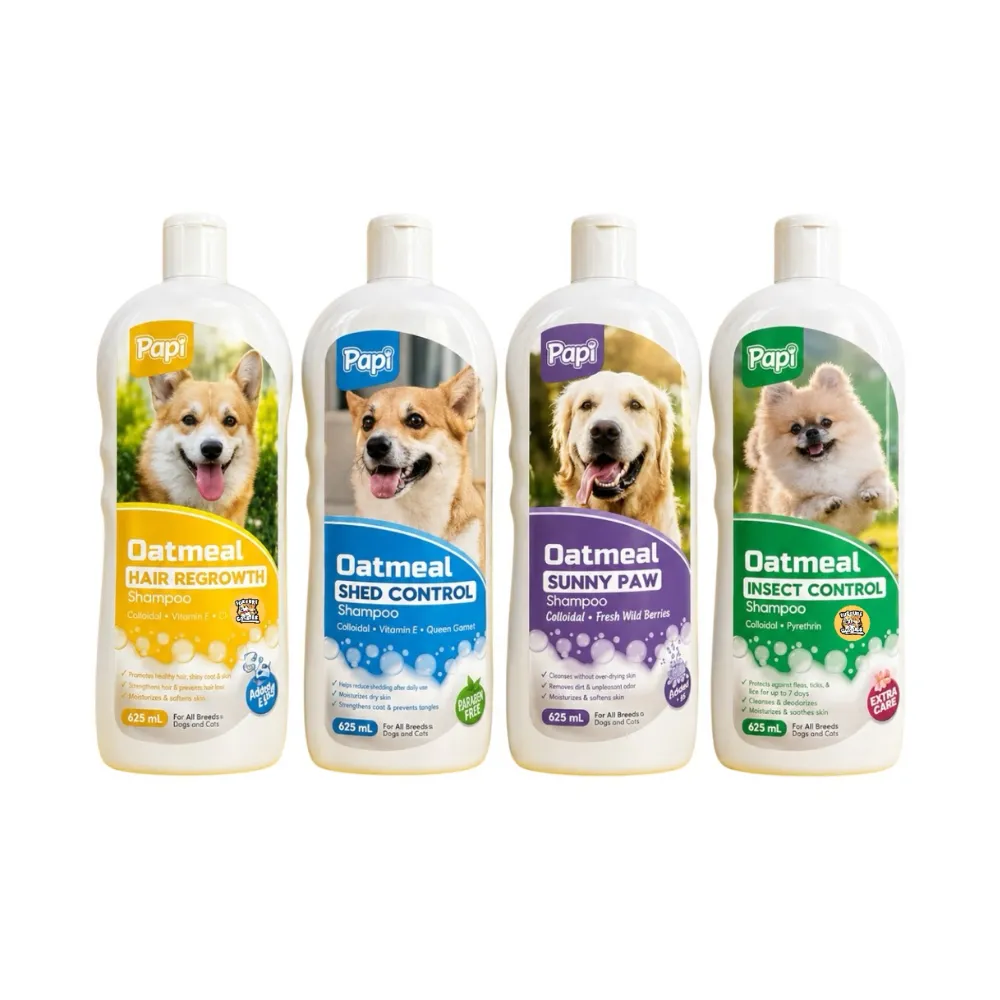 Papi Oatmeal Pet Shampoo 525ml