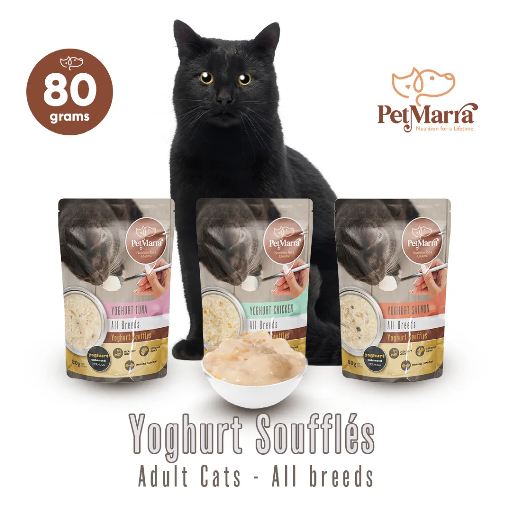 PetMarra Yoghurt Souffles for Adult Cats Pouch (Tuna)