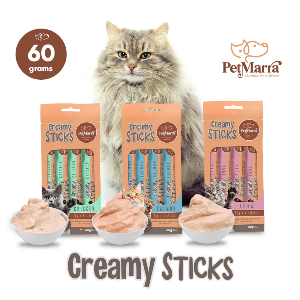 PetMarra Creamy Sticks Cat Treats (Tuna)
