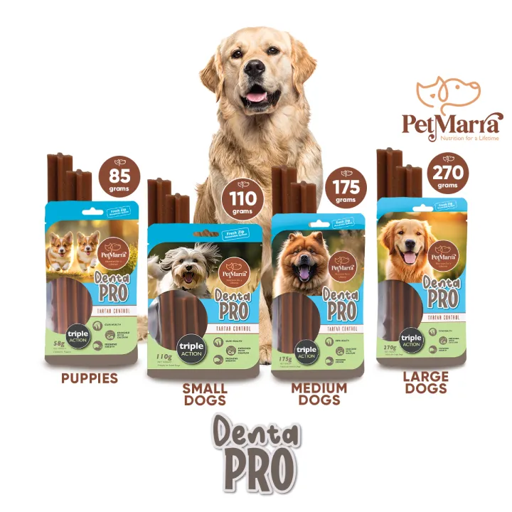 PetMarra DentaPro Dog Treats (Puppy - 58g)