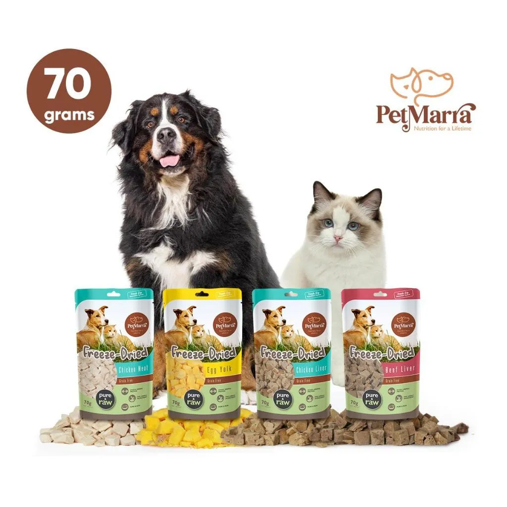 Petmarra Freeze Dried Treats for Cats and Dogs