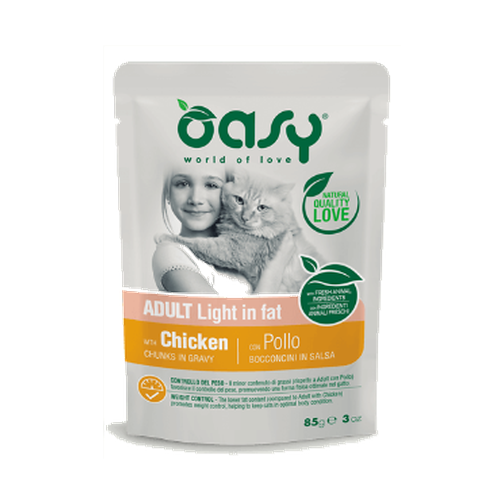 Oasy Chunks in Gravy Adult Light in Fat