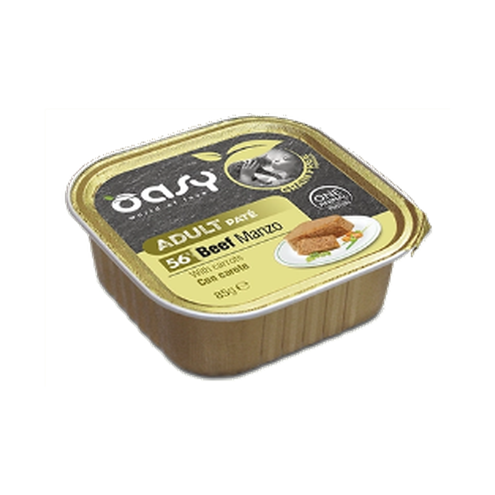 Oasy Wet Cat Grain Free Pate Adult (Beef & Carrots)