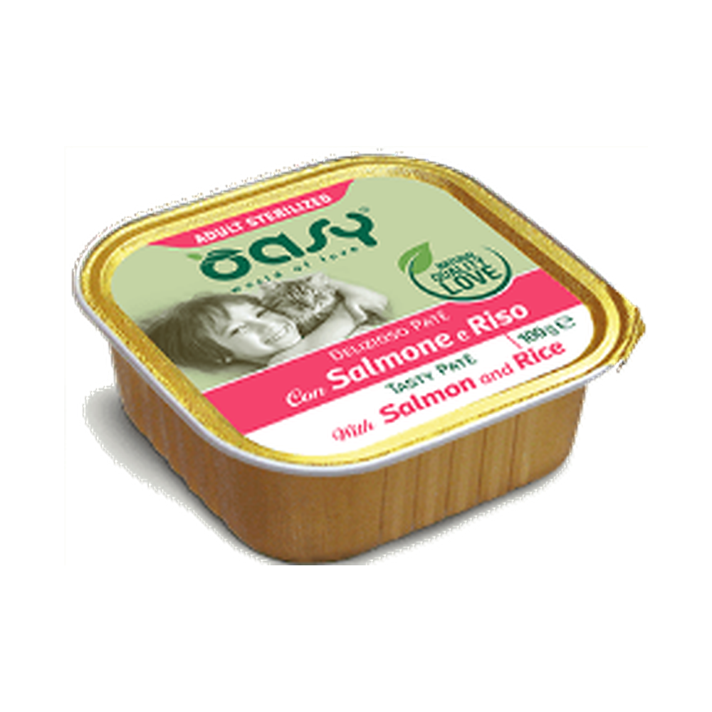 Oasy Wet Cat Tasty Pate Adult Sterilized