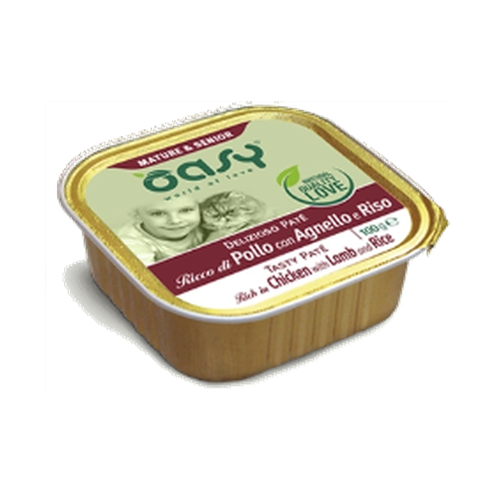 Oasy Wet Cat Tasty Pate Mature and Senior