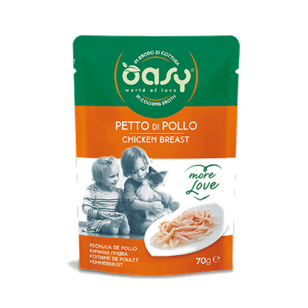 Oasy More Love Pouches for Cat (Chicken Breast)