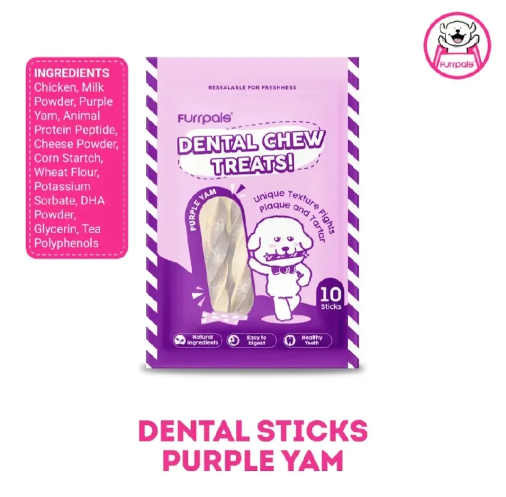 Furrpals Dental Chew Sticks (Purple Yam)