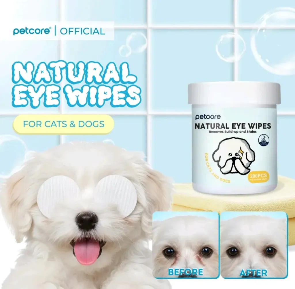 Petcore Natural Eye Wipes