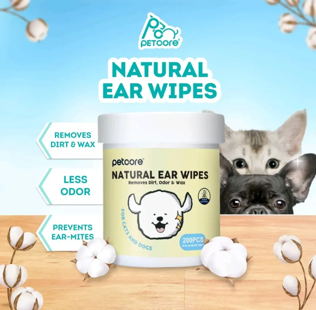 Petcore Natural Ear Wipes