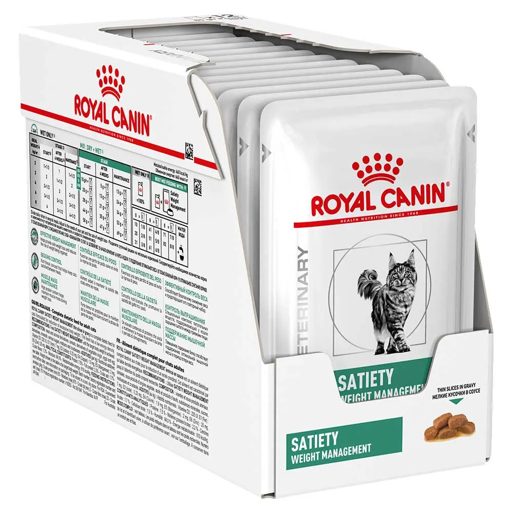 Royal Canin Veterinary Diet Satiety Feline Pouch