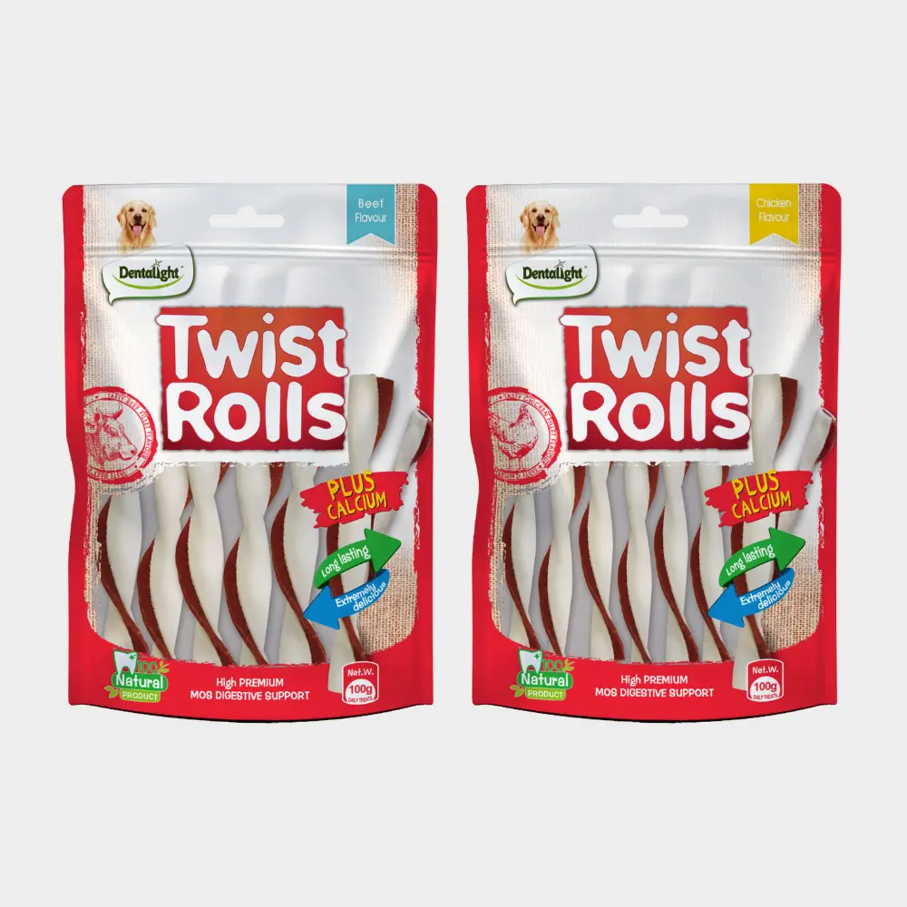 Dentalight Twist Rolls (Beef)