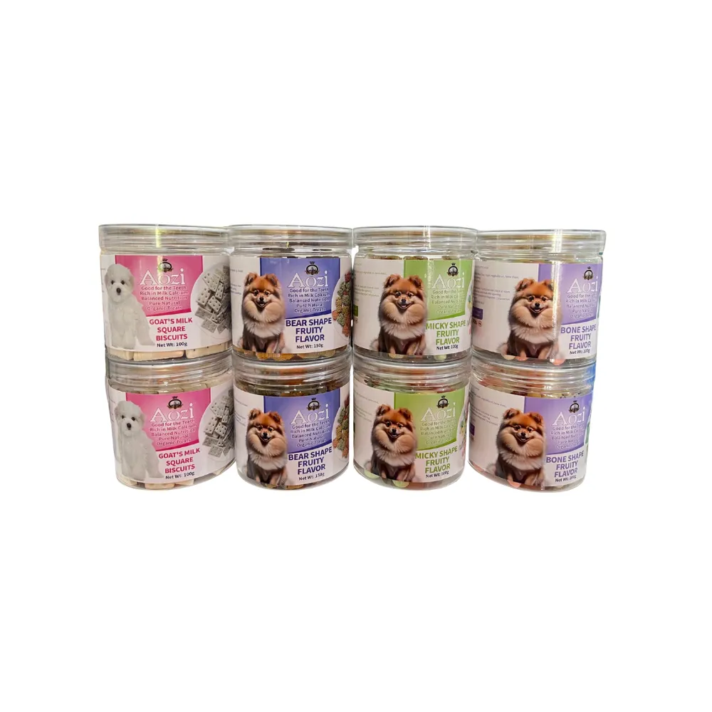 Aozi Dog Biscuit in Jar (Bear Shape Fruity Flavor)