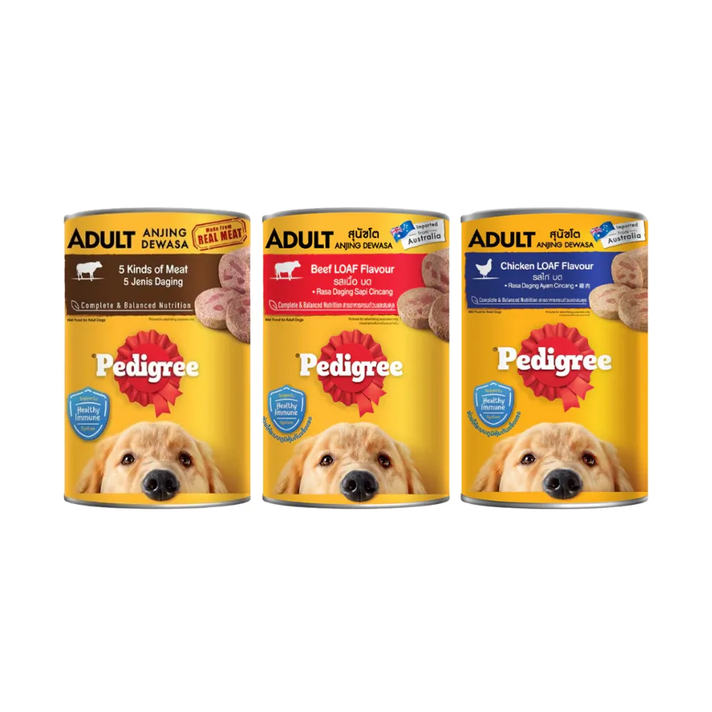 Pedigree Adult Wet Food (Can 400g)