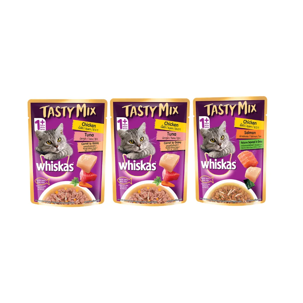 Whiskas Tasty Mix Adult Wet Food (Pouch)