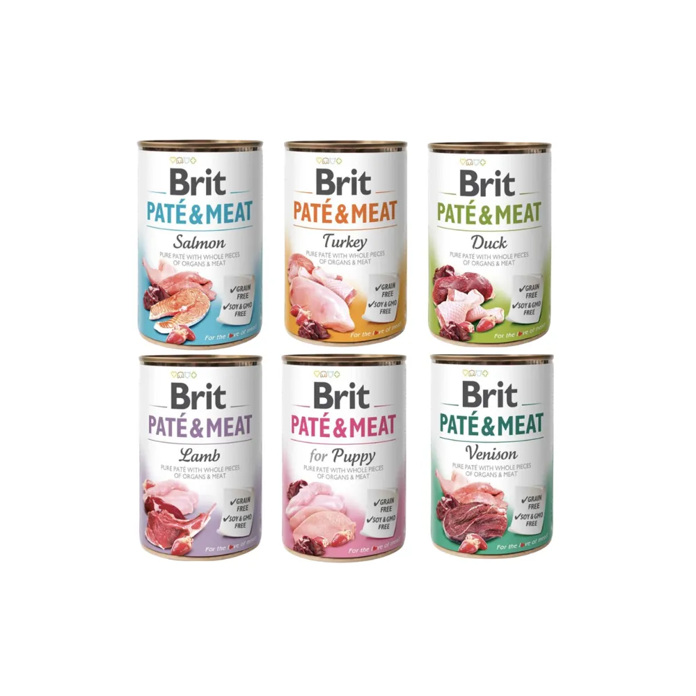 Brit Pate & Meat Wet Dog Food (Can)