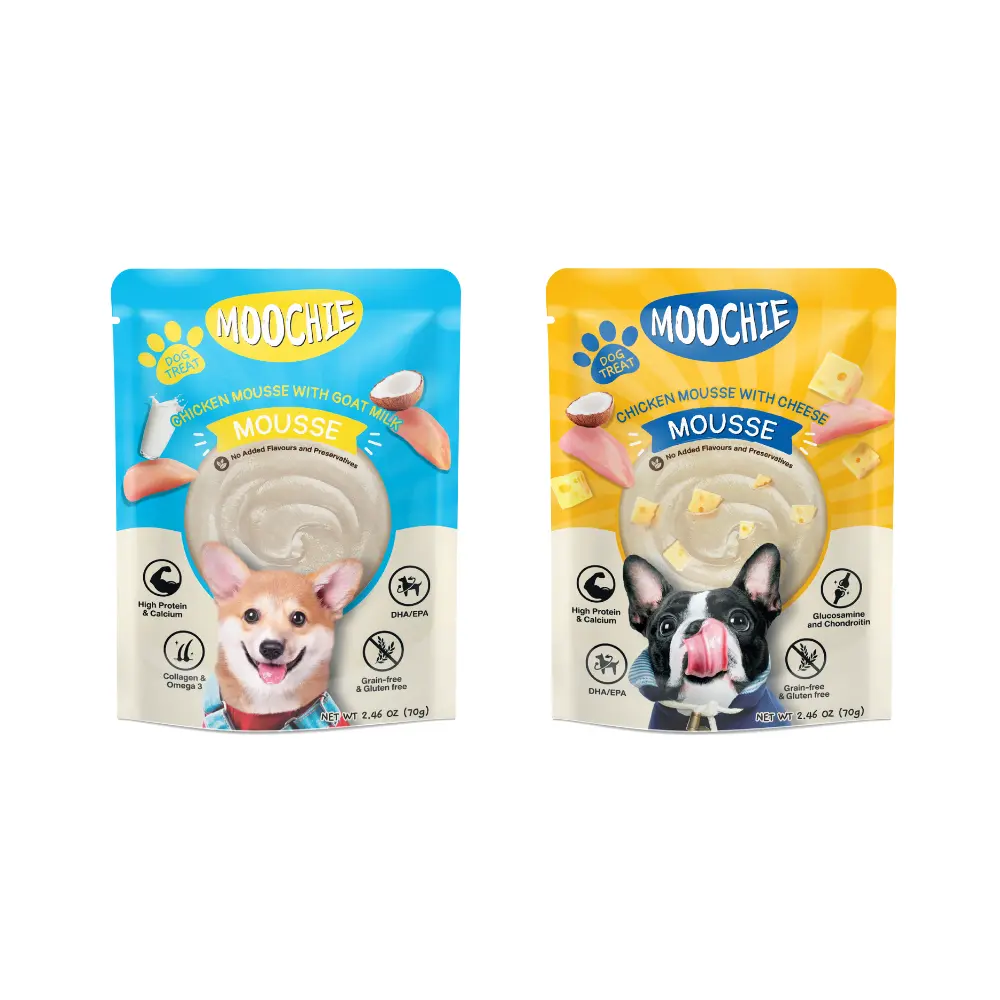 Moochie Mousse Dog Treats (Cheese)
