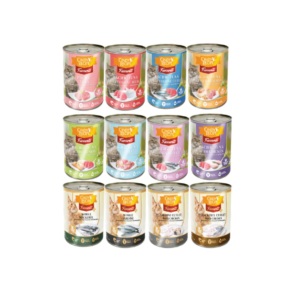 Cindy's Recipe Adult Cat Wet Food (Can)