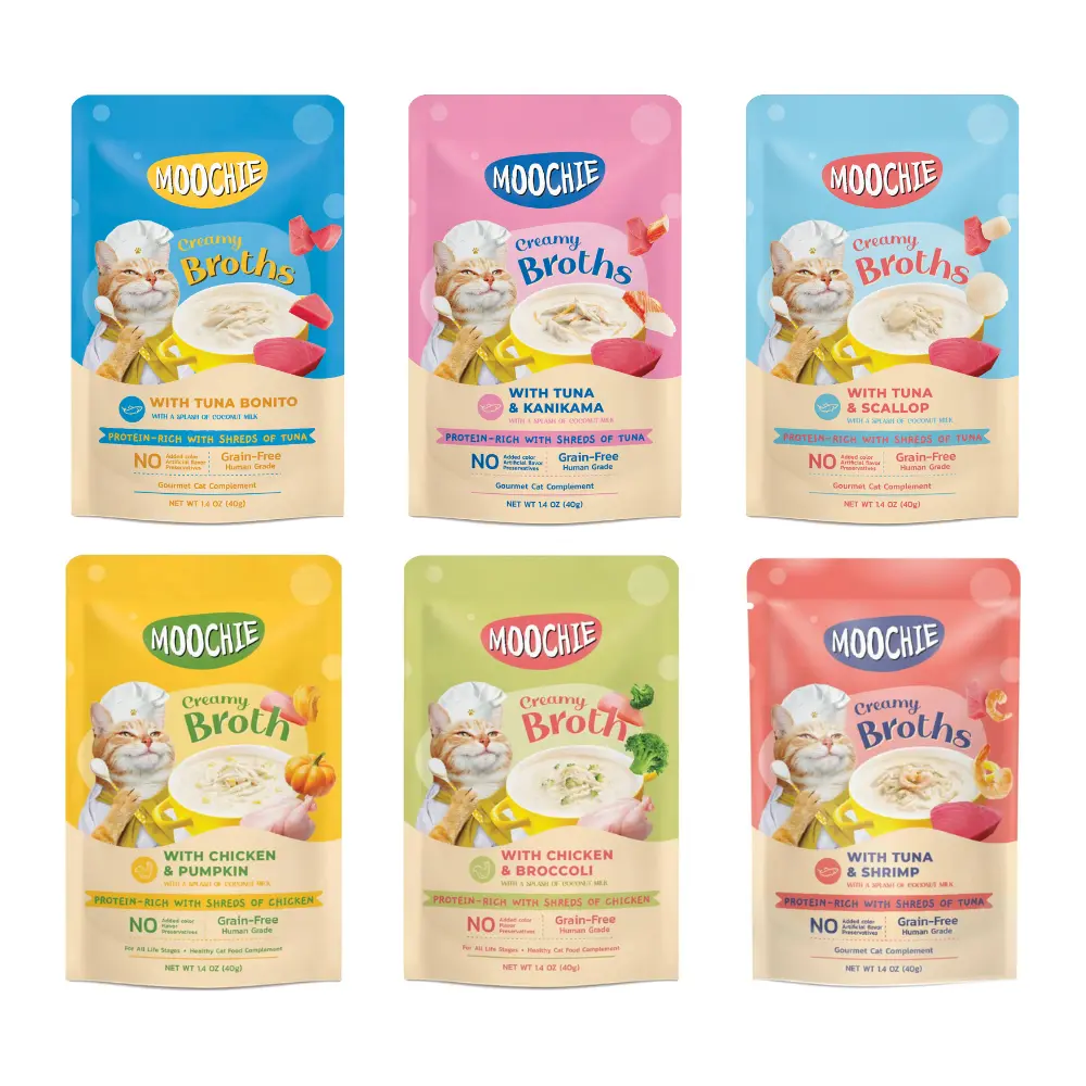 Moochie Creamy Broths (Tuna & Kanikama)